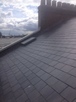 A new slate roof in Eastbourne.