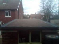 New garage roof 